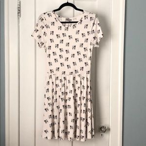 ASOS white Pug Print Dress